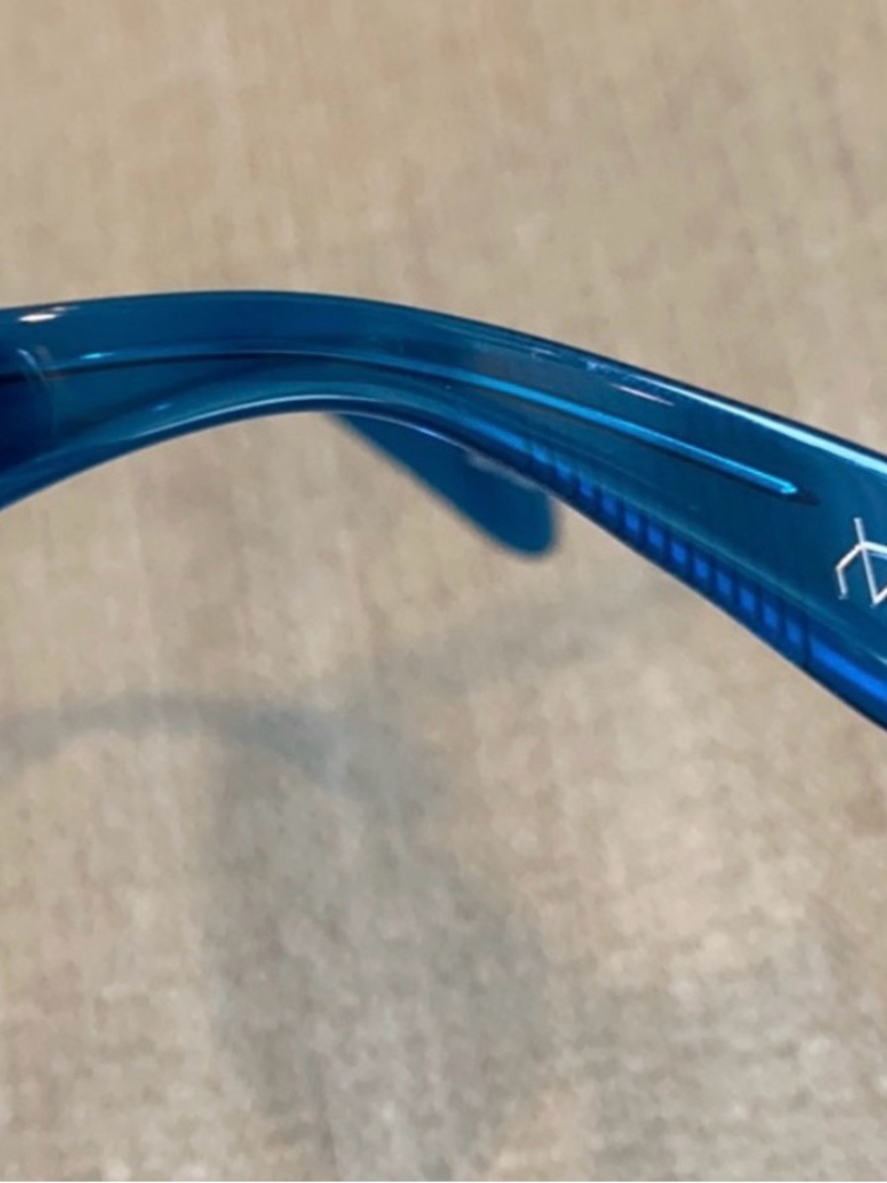 NWT Rag & Bone Black & Blue 54mm Cateye Sunglasses - Picture 6 of 6